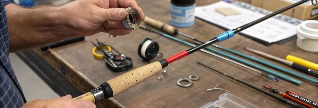 How to fixing a broken fishing rod tips youtube