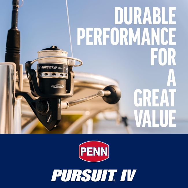 Penn Pursuit IV spinning fishing reel durable smooth saltwater and freshwater performance