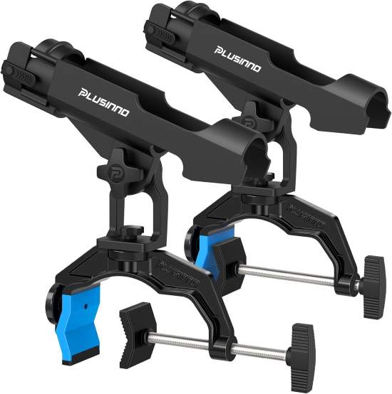 PLUSINNO 2 Pack Fishing Rod Holders for Boat with Dual V Design