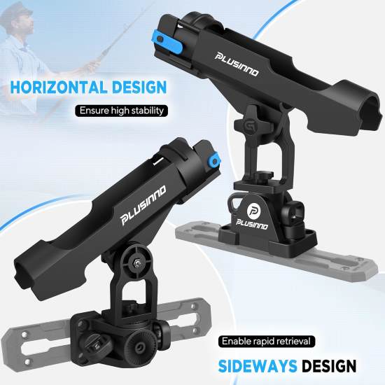 PLUSINNO 2 in 1 Fishing Rod Holders for Boat and Kayak