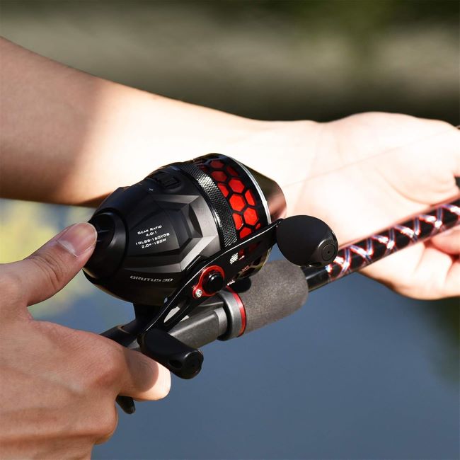 Affordable KastKing Brutus reel for kids, beginners, and casual fishing