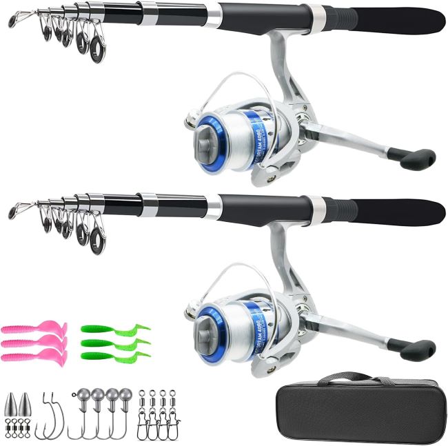 Best ministoream Fishing Pole Combo Set in California (CA):Is the Complete Rod, Reel, and Lure Kit Worth It?