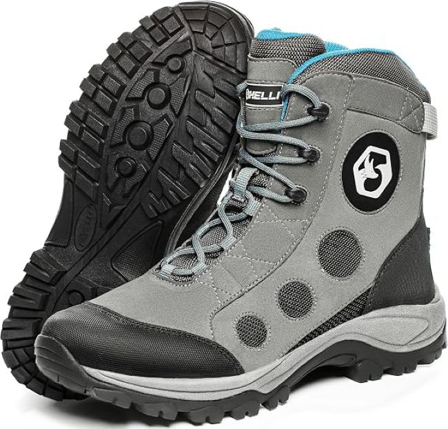Foxelli Wading Shoes with durable construction for fly fishing