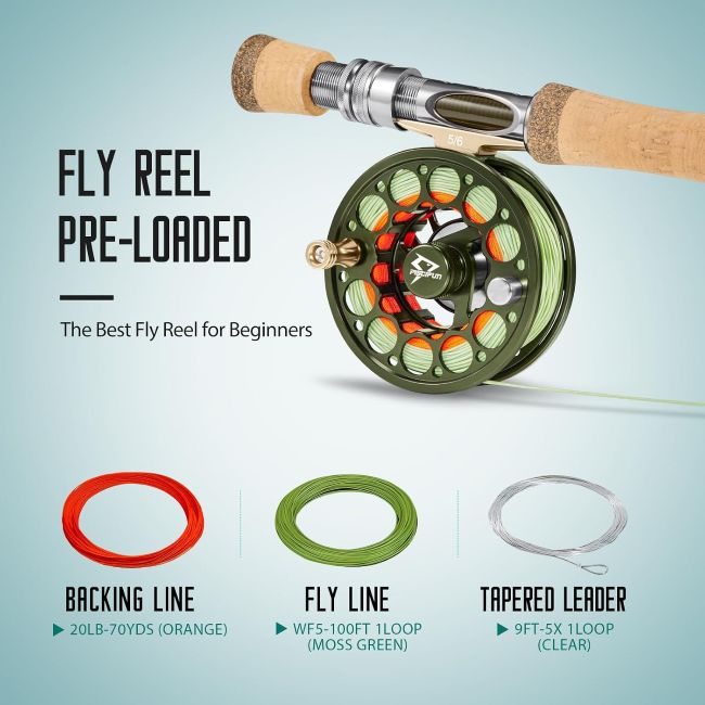 Piscifun Sword CNC-machined fly fishing reel designed for Georgia anglers