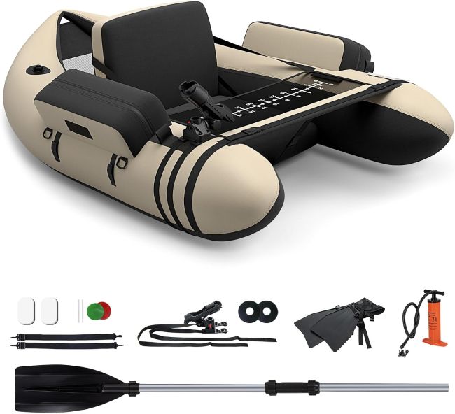 GYMAX Fishing Float Tube for anglers
