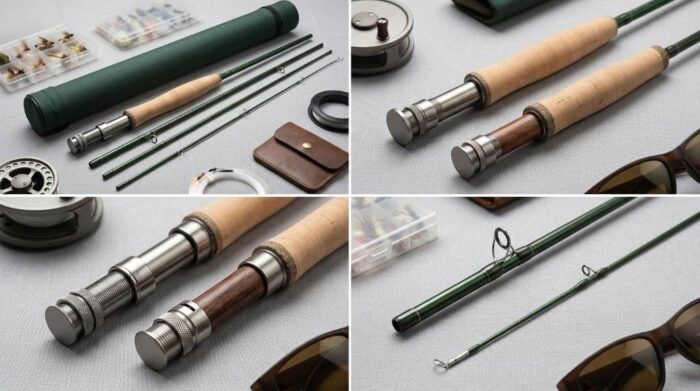 Maxcatch Premier four-piece fly rod packed securely in cordura hard travel case.