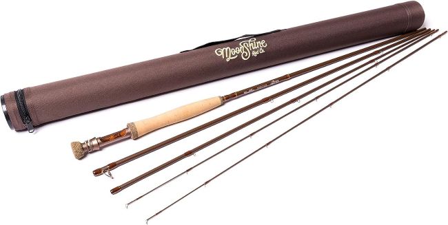 Moonshine Fly Fishing Rod with extra rod tip