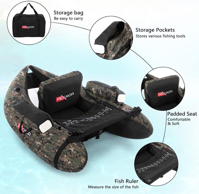 PEXMOR inflatable pool float tube with comfortable design